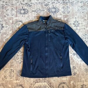 Orvis Men's Navy and Black Performance Jacket NWOT